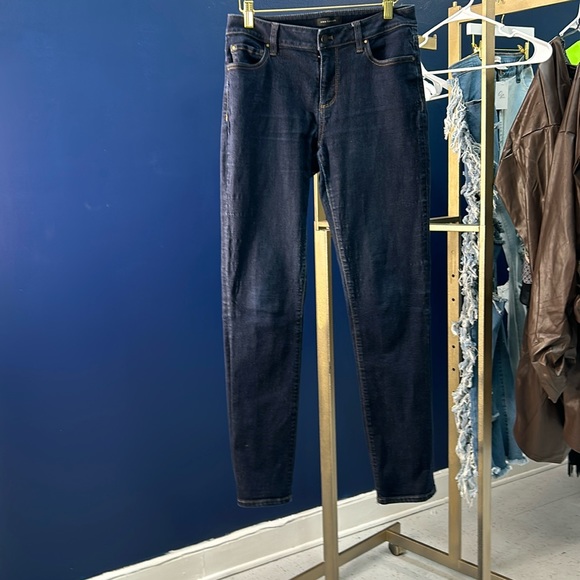 Ann Taylor Denim - Ann Taylor dark blue denim size 28 in waist very little stretch.